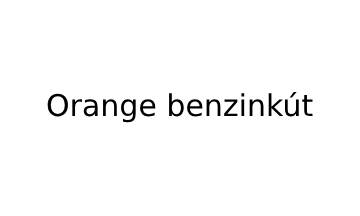 Orange benzinkút